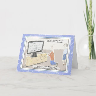 おもしろいな技術のバースデー・カード: "プラグ及び演劇" カード