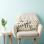 おもしろいな抱擁は実質の金ゴールドによって斑点を付けられる輝きです ランバークッション (椅子)