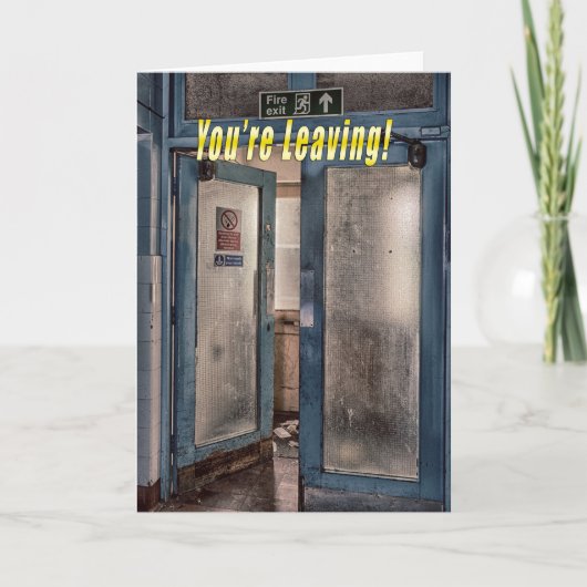 おもしろいな挨拶状 カード (正面)