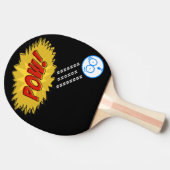 おもしろいな捕虜 卓球ラケット (横)