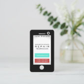 おもしろいな携帯電話のフェイクな一見の形 名刺 (スタンド正面)