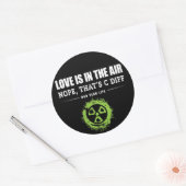 おもしろいな放射線学、C DiffであるNope ラウンドシール (封筒)