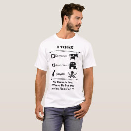 おもしろいな政治海賊引用文 Tシャツ