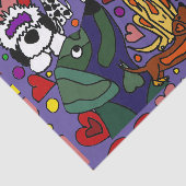 おもしろいな救助のマット愛抽象芸術 薄葉紙 (詳細)