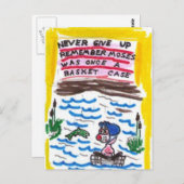 おもしろいな教会シンボルや象徴が付いている郵便はがき ポストカード (正面/裏面)