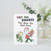 おもしろいな教会シンボルや象徴のアニメーションを用いる郵便はがき ポストカード (スタンド正面)