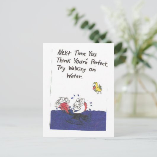 おもしろいな教会シンボルや象徴のアニメーションを用いる郵便はがき ポストカード (スタンド正面)