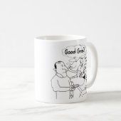 おもしろいな教区牧師および教会マウスのマグ コーヒーマグカップ (正面右)