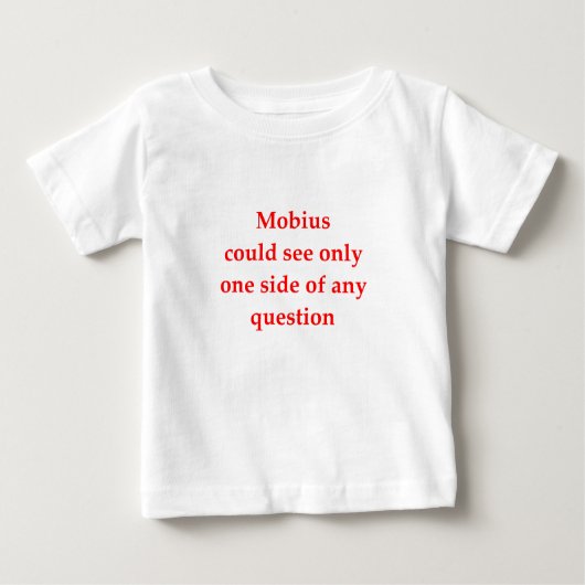 おもしろいな数学の冗談 ベビーTシャツ (正面)