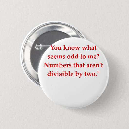 おもしろいな数学の冗談 缶バッジ (正面&裏面)