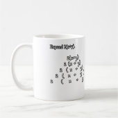 おもしろいな数学の検査の冗談テストは代数学の学校を拡大します コーヒーマグカップ (左)