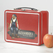 おもしろいな整備士の修理工の配給量箱 メタルランチボックス (インサイチュ)