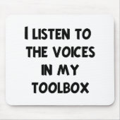 おもしろいな整備士のTシャツおよびギフト マウスパッド (正面)