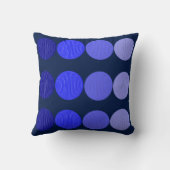 おもしろいな整骨療法家の頭脳の枕青 クッション (裏面)