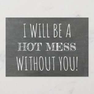 おもしろいな新婦付添人/メイド・オブ・オーナー（花嫁付き添い人）の提案 招待状