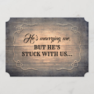 おもしろいな新婦付添人/メイド・オブ・オーナー（花嫁付き添い人）の素朴な提案 招待状