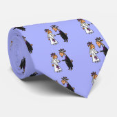 おもしろいな新郎新婦のヤギの結婚式 ネクタイ (ロール)