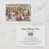 おもしろいな旅行代理店か両面添乗員 名刺 (正面/裏面)