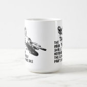 おもしろいな最も遅い部分の土のバイクのモトクロスのマグ コーヒーマグカップ (中央)