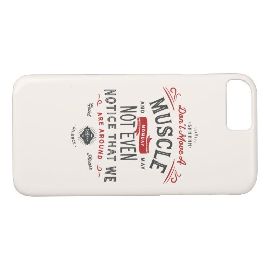 おもしろいな月曜の朝の引用文 Case-Mate iPhoneケース (裏面(横))