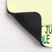 おもしろいな木のhugger マウスパッド (コーナー)