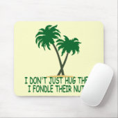 おもしろいな木のhugger マウスパッド (マウス)