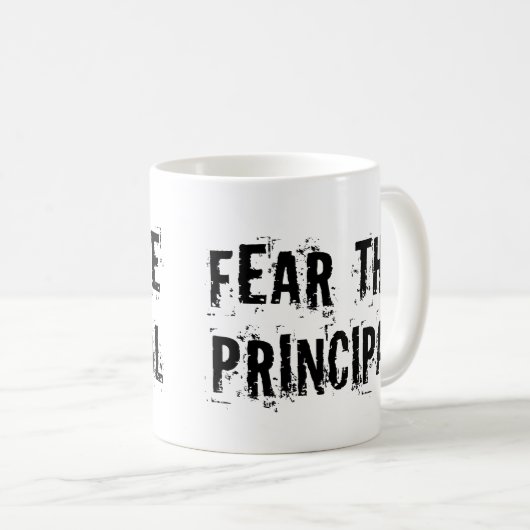 おもしろいな校長 コーヒーマグカップ (正面右)