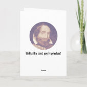 おもしろいな植民地クリスマス シーズンカード (裏面)