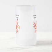 おもしろいな楽しい時間のタコのような飲み物 フロストグラスビールジョッキ (中央)