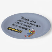 おもしろいな歌のタイトルまたは叙情詩のクラシックな音楽愛好者 ペーパープレート (アングル)