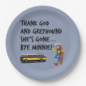 おもしろいな歌のタイトルまたは叙情詩のクラシックな音楽愛好者 ペーパープレート (正面)