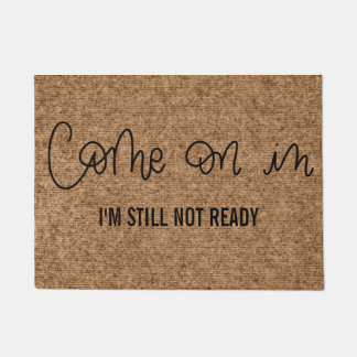 おもしろいな歓迎 ドアマット