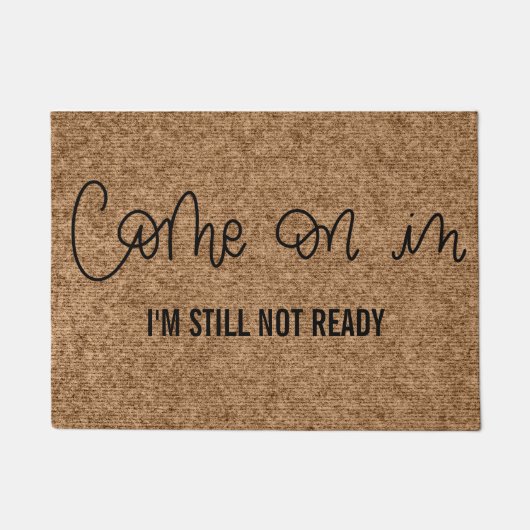 おもしろいな歓迎 ドアマット (正面)