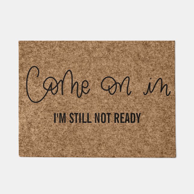 おもしろいな歓迎 ドアマット (正面)