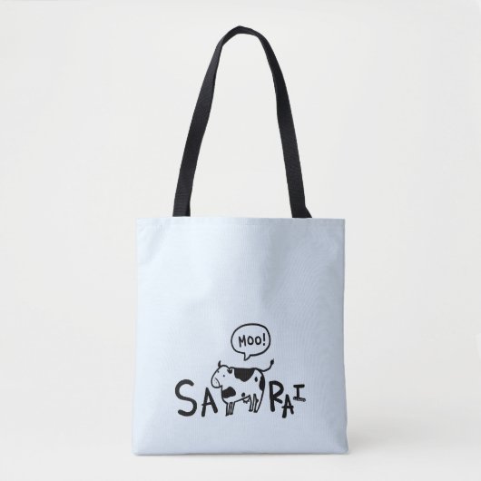 おもしろいな武士のトートバック トートバッグ (正面)