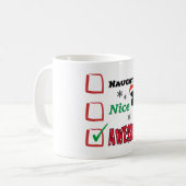 おもしろいな武道のクリスマス コーヒーマグカップ (正面左)