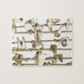 おもしろいな歯科写真撮影によって得られる歯の歯科医 ジグソーパズル (横)