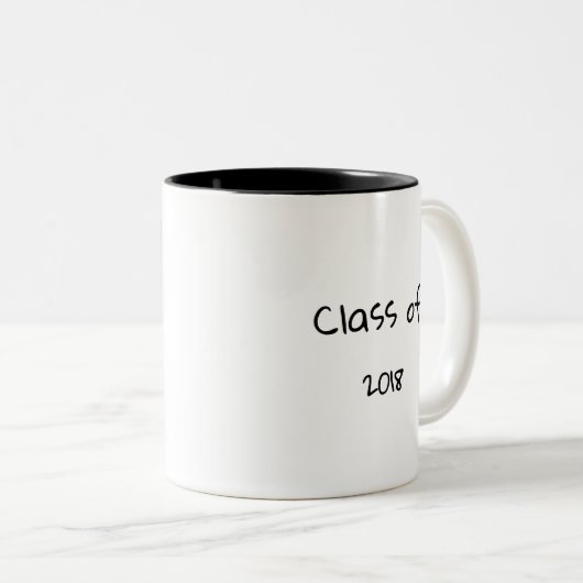 おもしろいな歯科医の卒業のマグ ツートーンマグカップ (正面右)