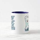 おもしろいな歯科医の歯科衛生士 マグカップ (中央)