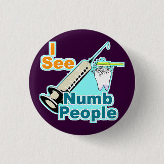 おもしろいな歯科医の歯科衛生士 缶バッジ