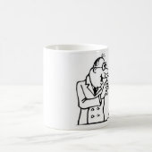 おもしろいな歯科医の漫画のマグ コーヒーマグカップ (中央)