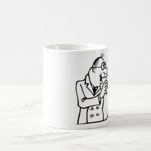 おもしろいな歯科医の漫画のマグ コーヒーマグカップ (中央)