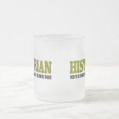 おもしろいな歴史家 フロストグラスマグカップ (中央)