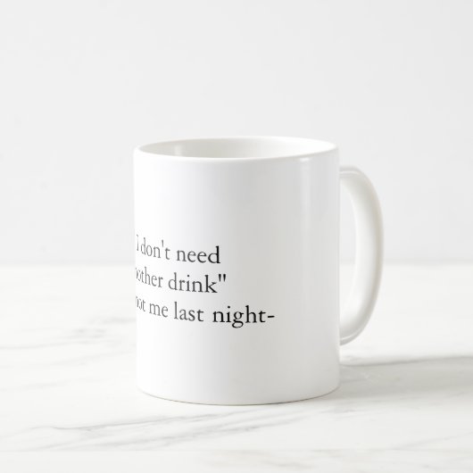 おもしろいな残存物の引用文のマグ コーヒーマグカップ (正面右)