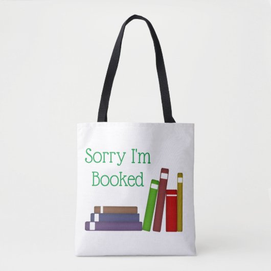 おもしろいな残念私は予約されたトートバックです トートバッグ (正面)