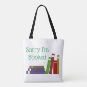 おもしろいな残念私は予約されたトートバックです トートバッグ (裏面)