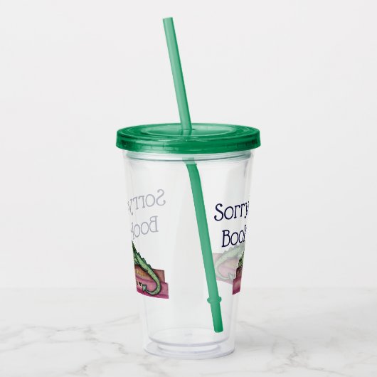 おもしろいな残念私は予約されたドラゴンのアクリルのタンブラーです アクリルタンブラー (左)