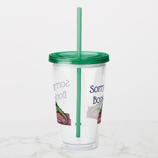 おもしろいな残念私は予約されたドラゴンのアクリルのタンブラーです アクリルタンブラー (右)