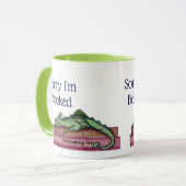 おもしろいな残念私は予約されたドラゴンのマグです マグカップ (正面左)