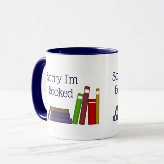 おもしろいな残念私は予約されたマグです マグカップ (正面左)